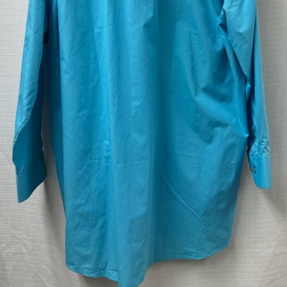 Moda Di Raza Men's Blue Dress Shirt NWT -18-1/2 - Picture 4 of 7